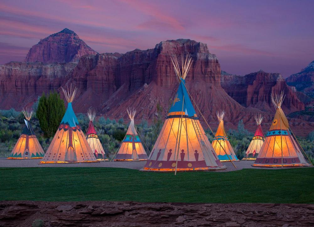 Teepee interior